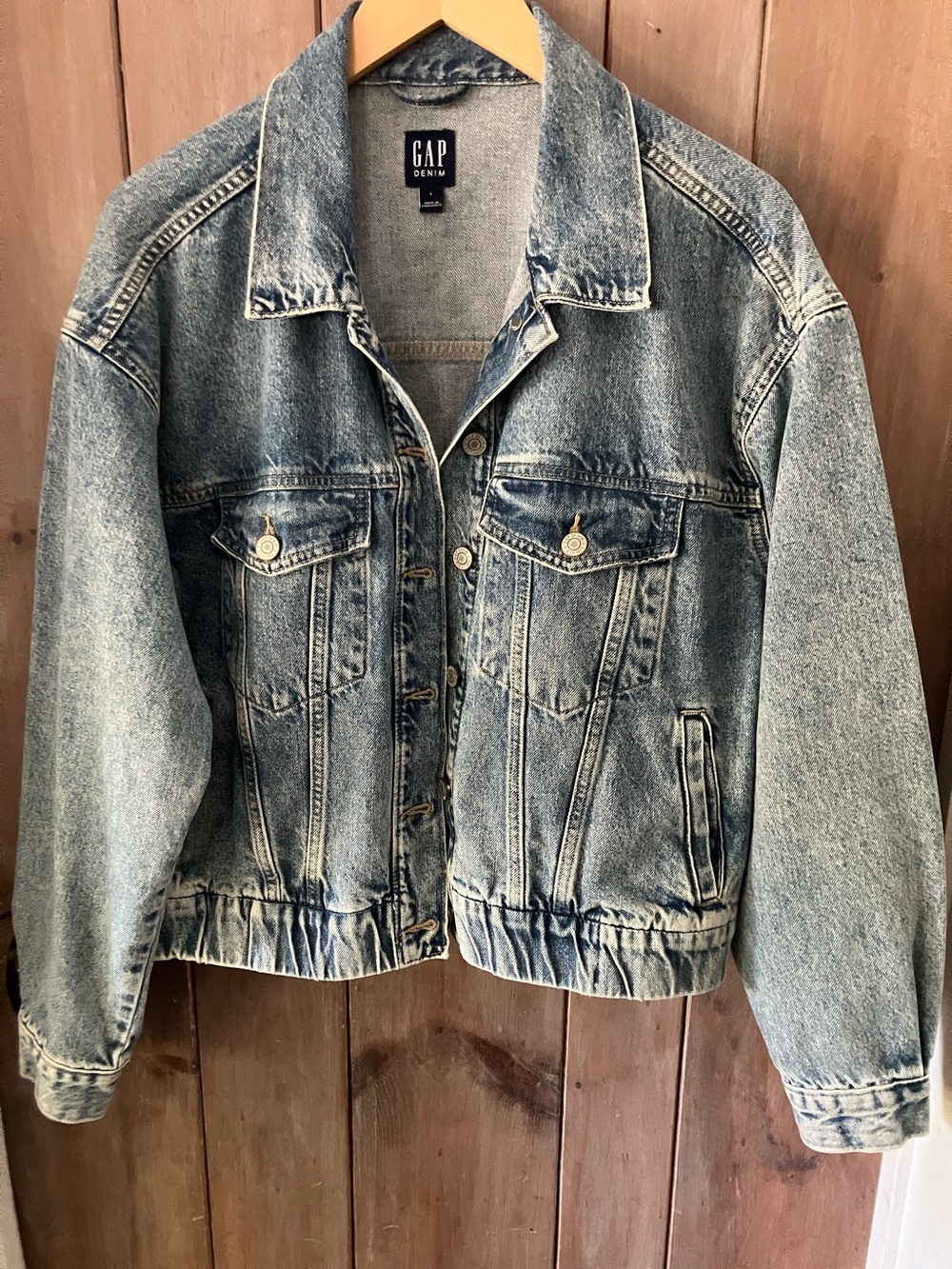 GAP Light Wash Denim Trucker Jacket